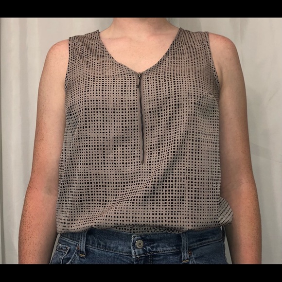 Apt. 9 zipper front dress shirt (S) - Picture 2 of 6